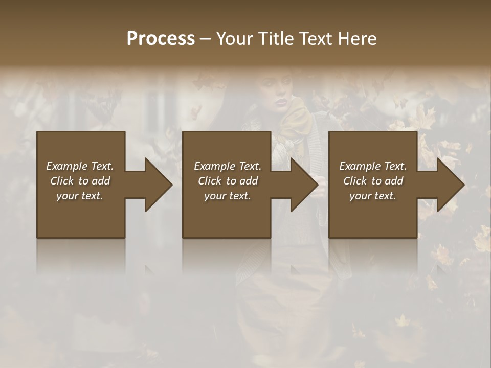 Outdoor Season Woman PowerPoint Template