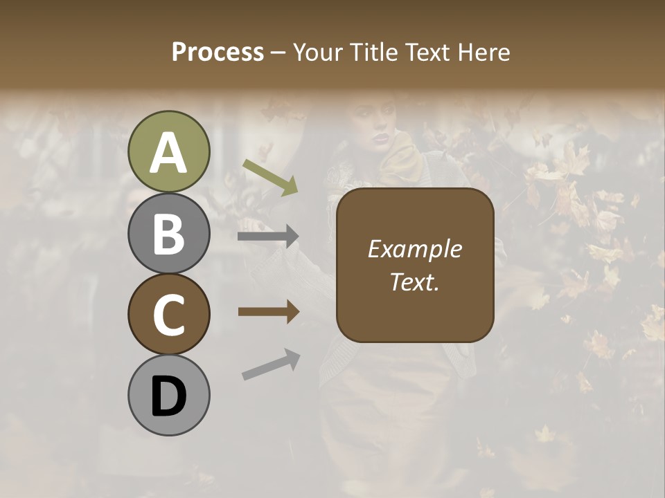 Outdoor Season Woman PowerPoint Template