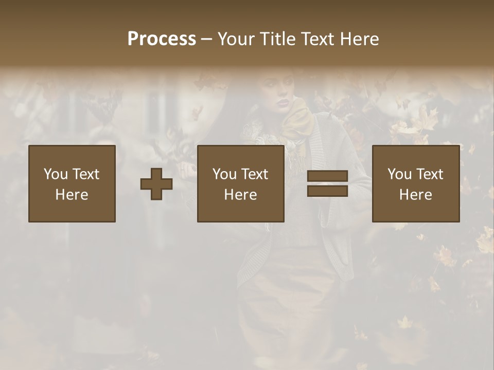 Outdoor Season Woman PowerPoint Template