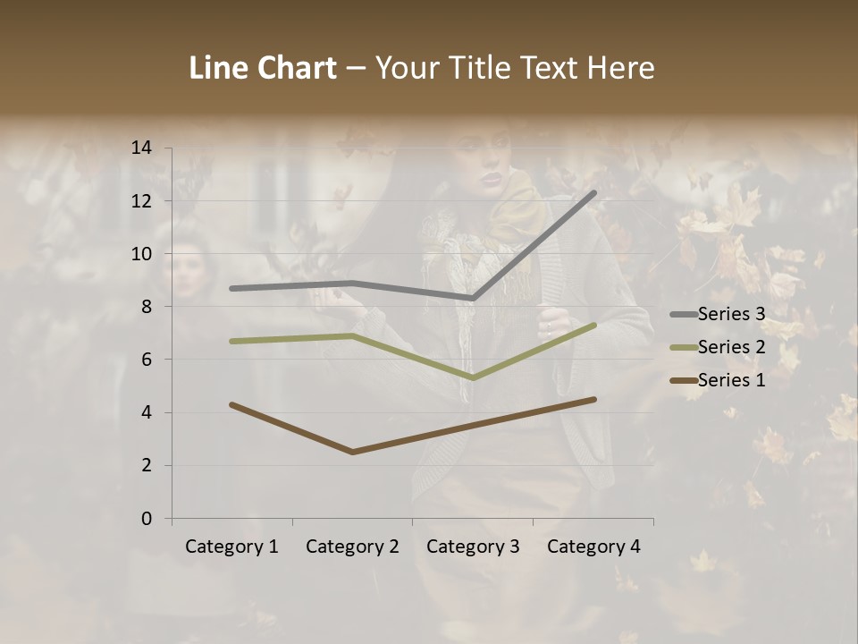 Outdoor Season Woman PowerPoint Template