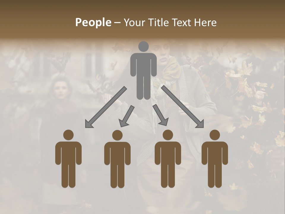 Outdoor Season Woman PowerPoint Template