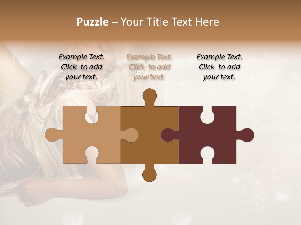 Beautiful Dress Background PowerPoint Template