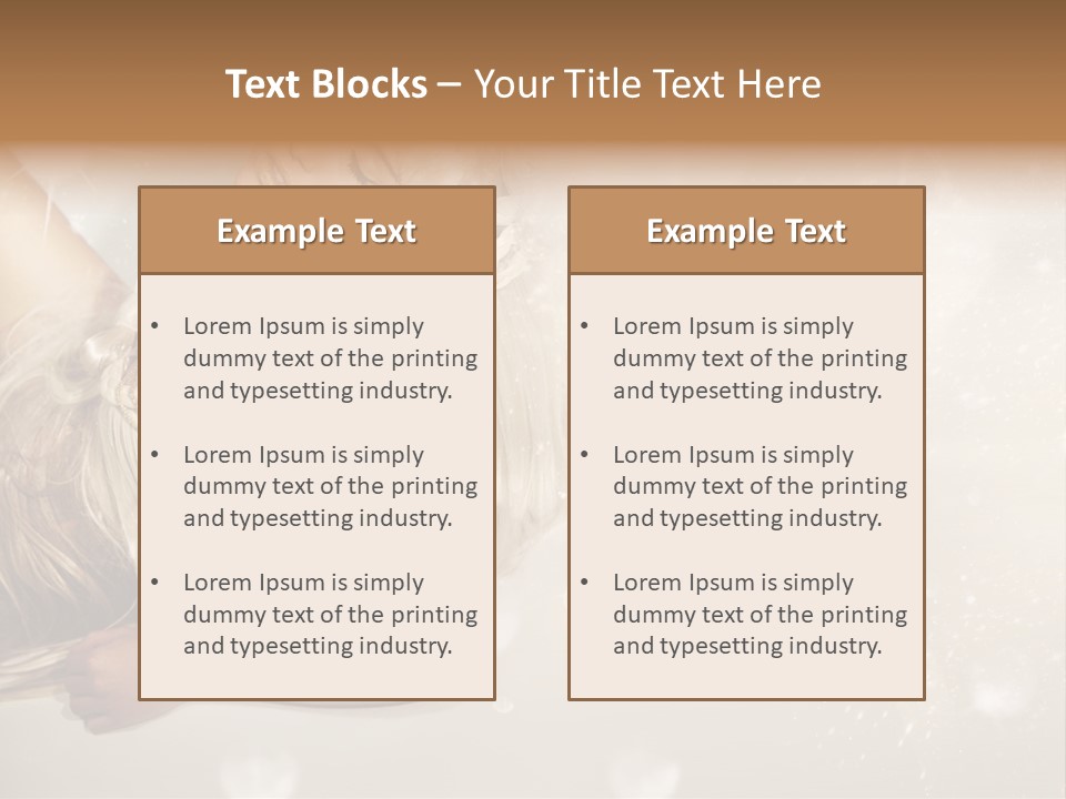 Beautiful Dress Background PowerPoint Template