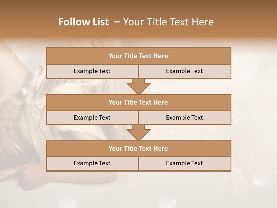 Beautiful Dress Background PowerPoint Template