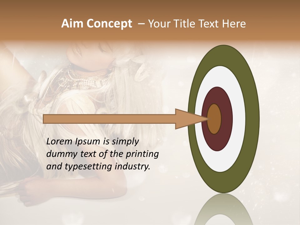 Beautiful Dress Background PowerPoint Template