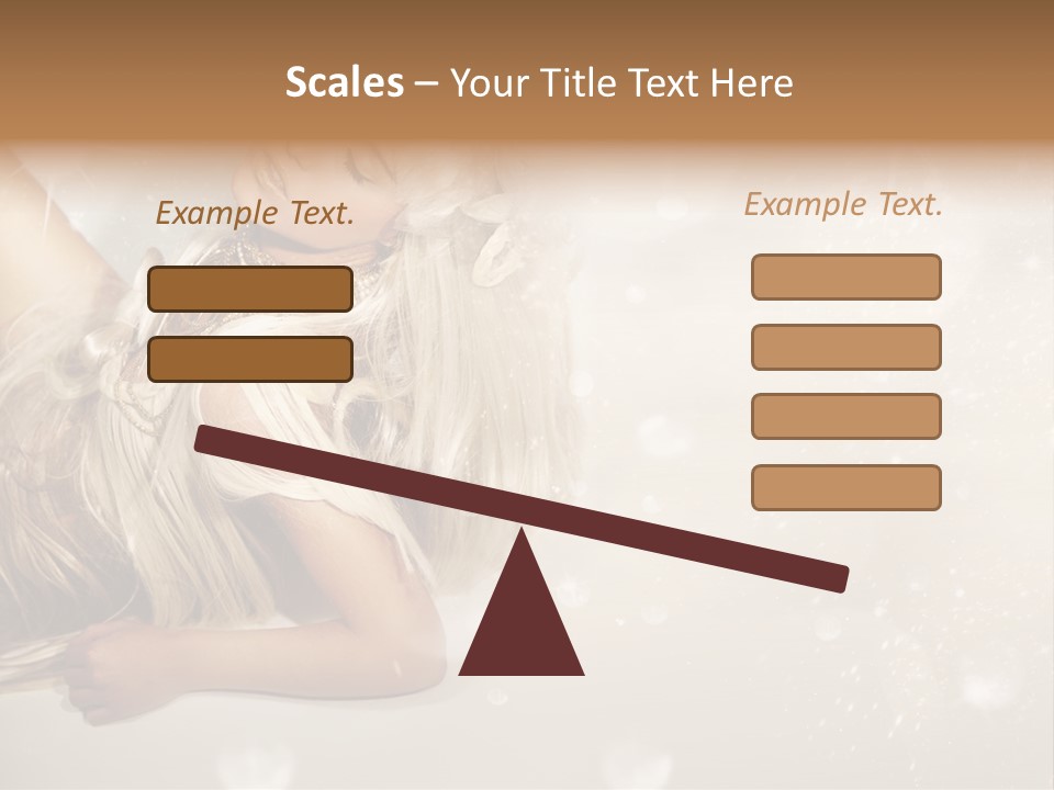 Beautiful Dress Background PowerPoint Template