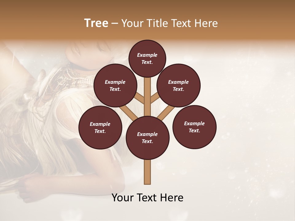 Beautiful Dress Background PowerPoint Template