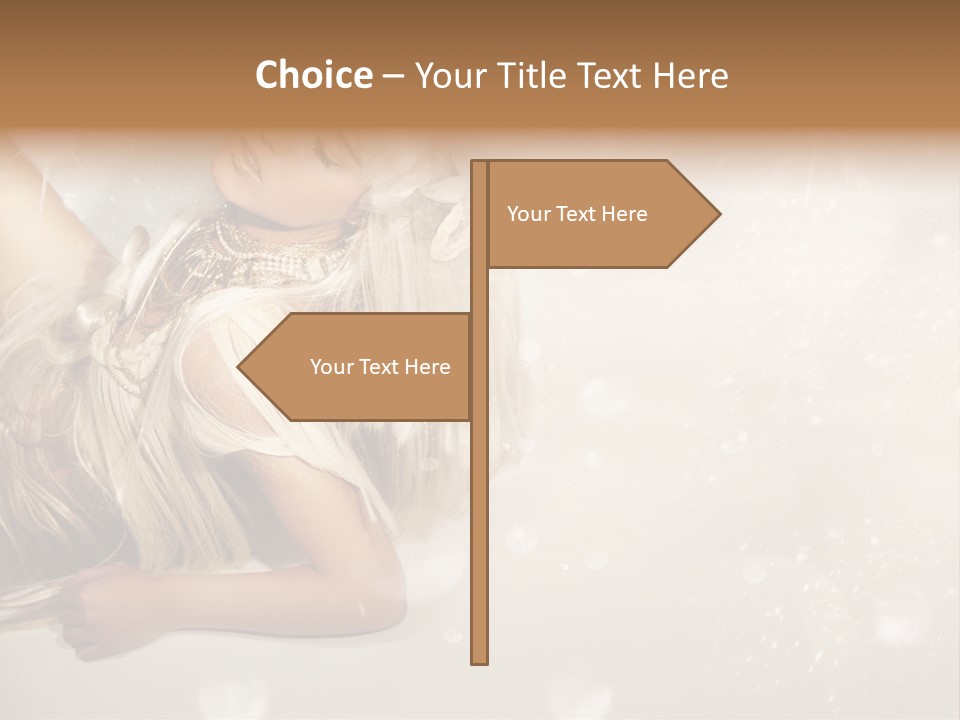 Beautiful Dress Background PowerPoint Template