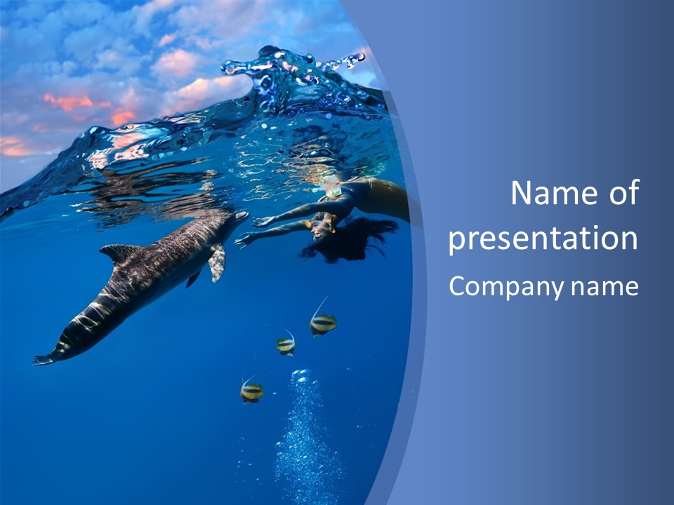 Marine Fish Legend PowerPoint Template