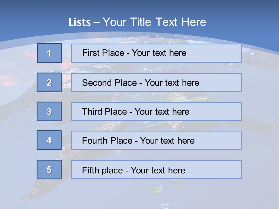 Marine Fish Legend PowerPoint Template