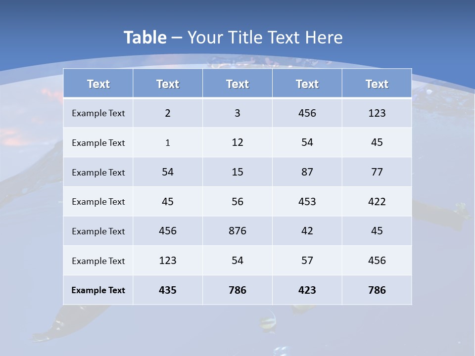 Marine Fish Legend PowerPoint Template