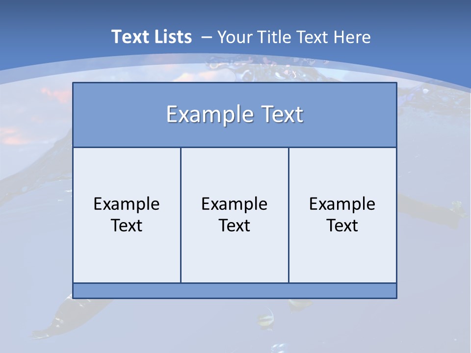 Marine Fish Legend PowerPoint Template