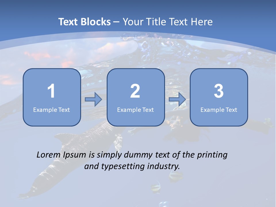 Marine Fish Legend PowerPoint Template