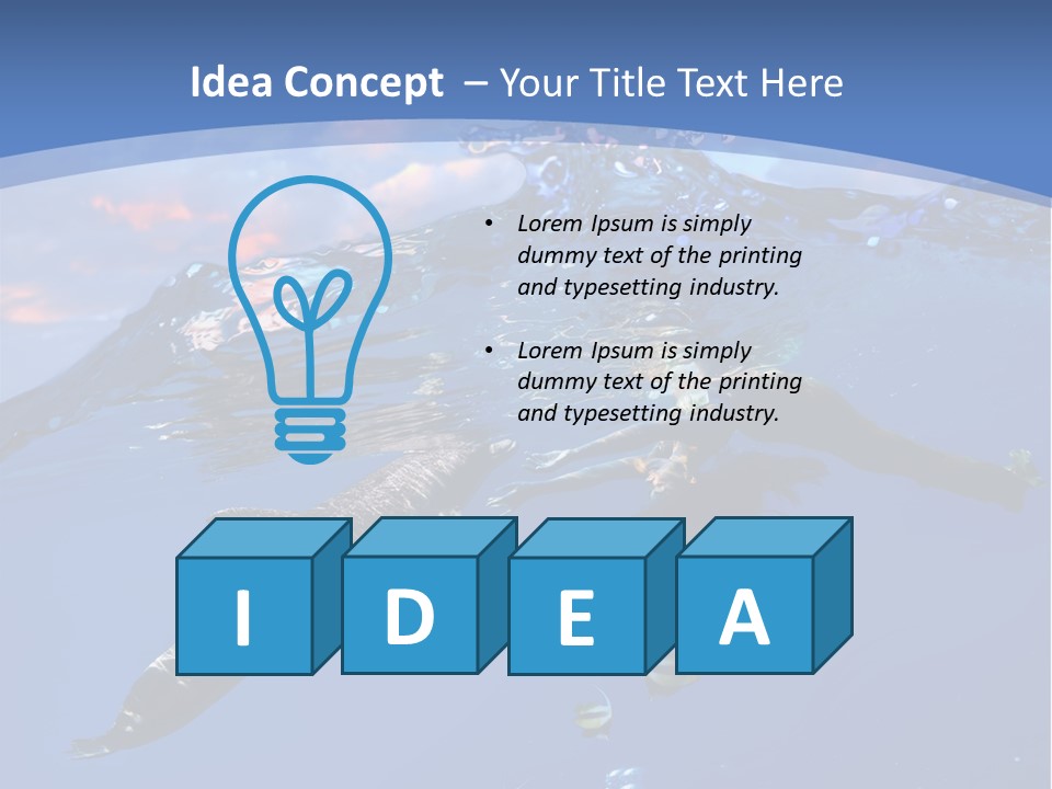 Marine Fish Legend PowerPoint Template