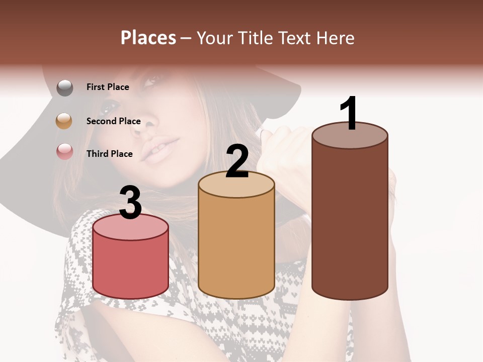 Girl Looking Stylish PowerPoint Template