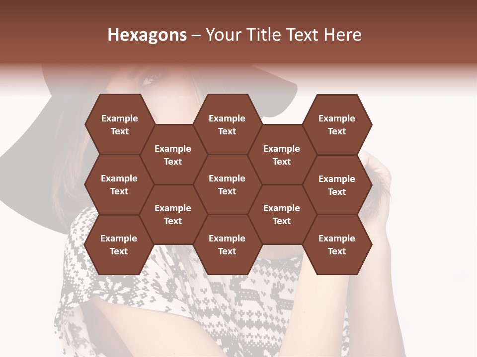 Girl Looking Stylish PowerPoint Template