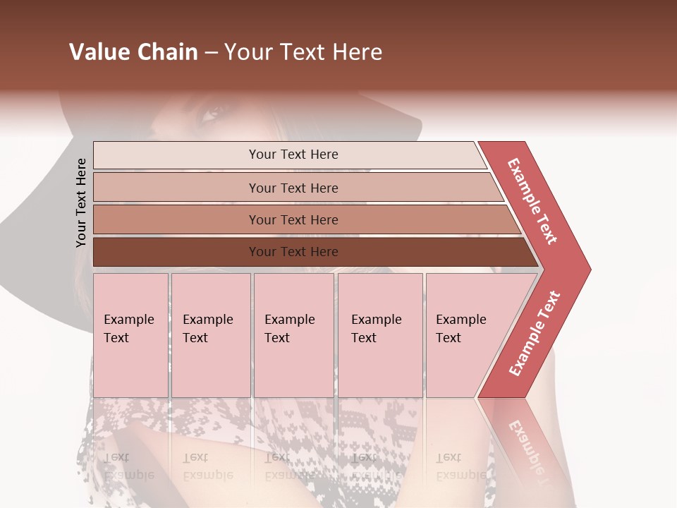 Girl Looking Stylish PowerPoint Template