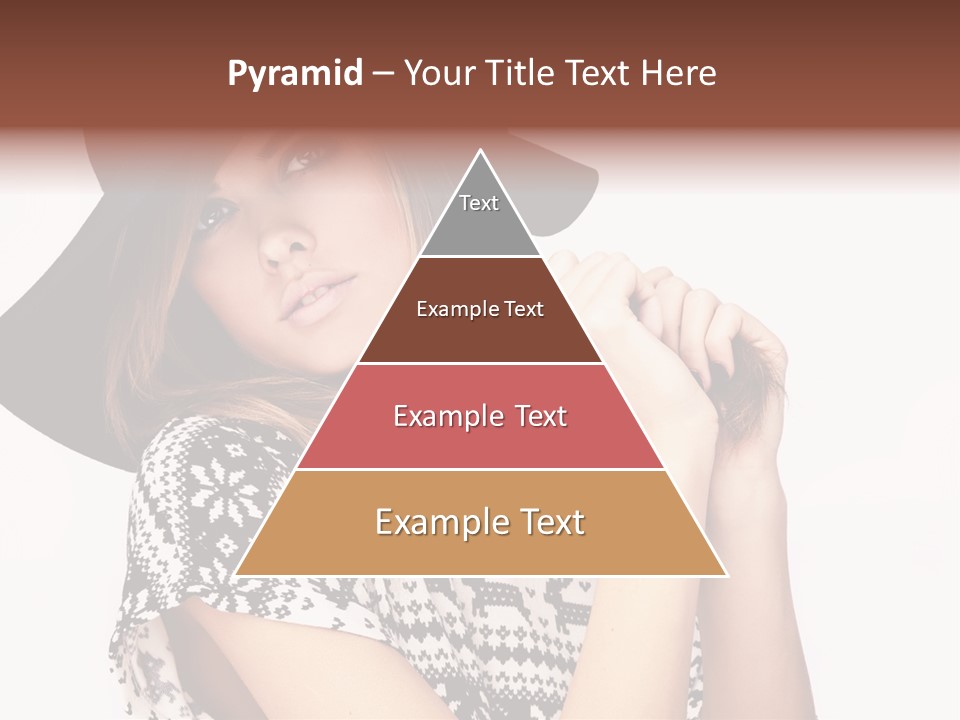 Girl Looking Stylish PowerPoint Template