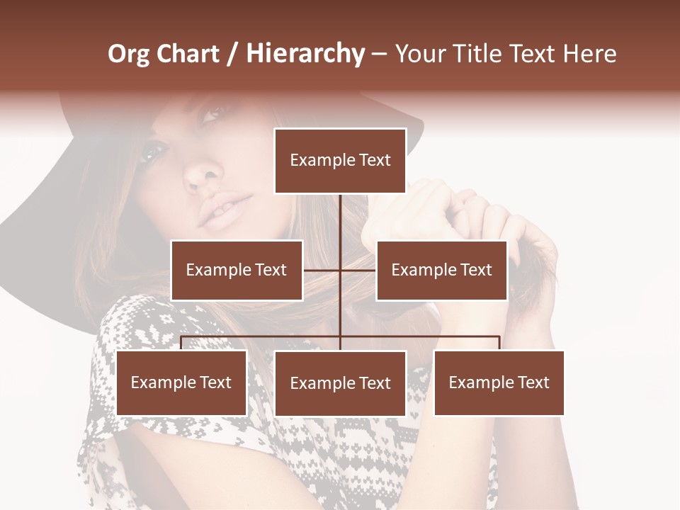 Girl Looking Stylish PowerPoint Template