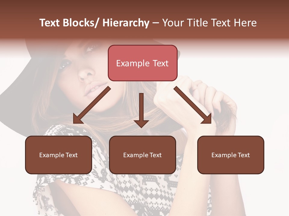 Girl Looking Stylish PowerPoint Template