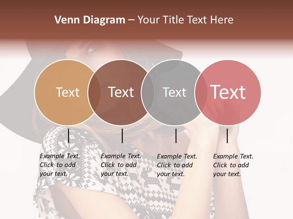 Girl Looking Stylish PowerPoint Template