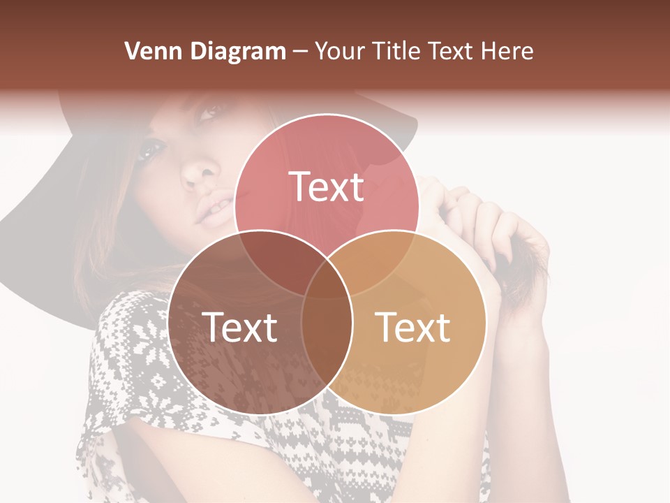 Girl Looking Stylish PowerPoint Template