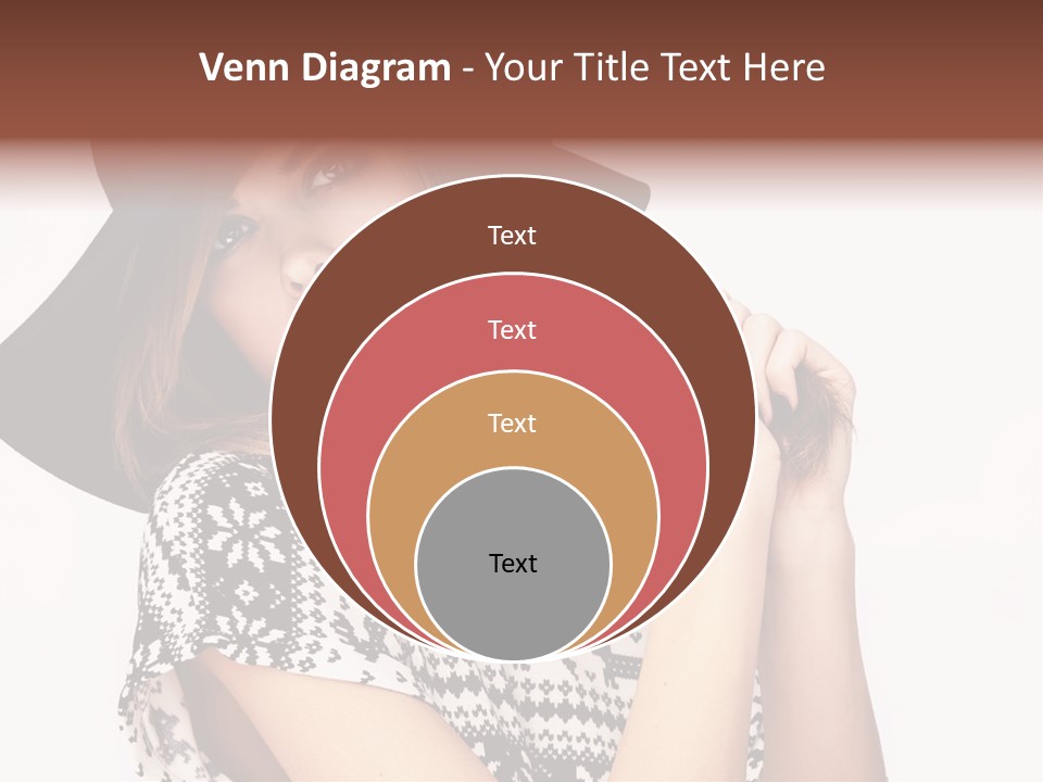 Girl Looking Stylish PowerPoint Template