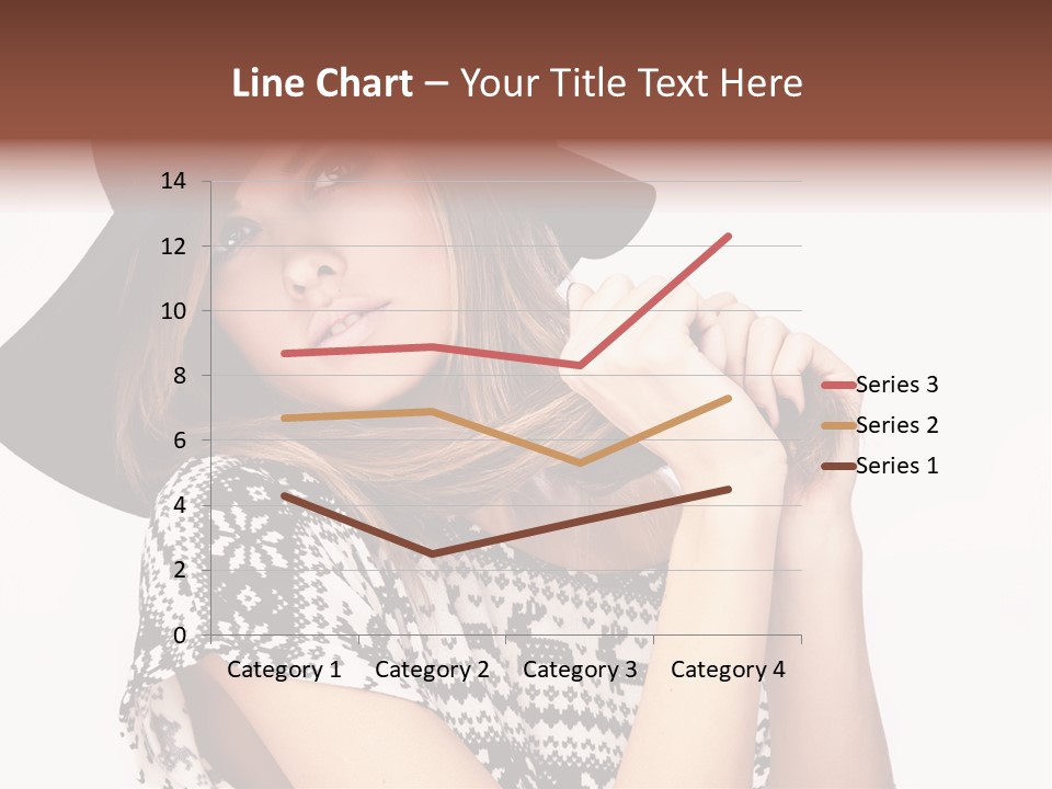 Girl Looking Stylish PowerPoint Template