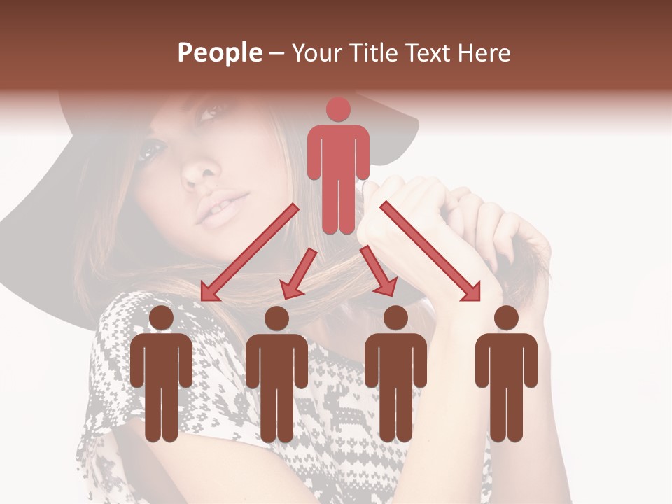 Girl Looking Stylish PowerPoint Template