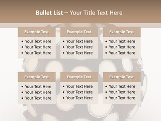 Play Drum Instrument PowerPoint Template