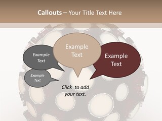 Play Drum Instrument PowerPoint Template