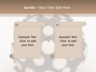 Play Drum Instrument PowerPoint Template