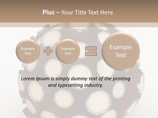 Play Drum Instrument PowerPoint Template