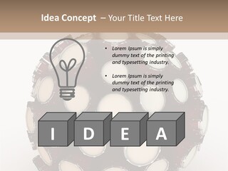 Play Drum Instrument PowerPoint Template