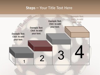 Play Drum Instrument PowerPoint Template