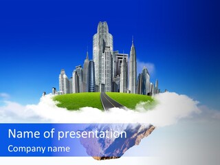 Window Glass Impressive PowerPoint Template