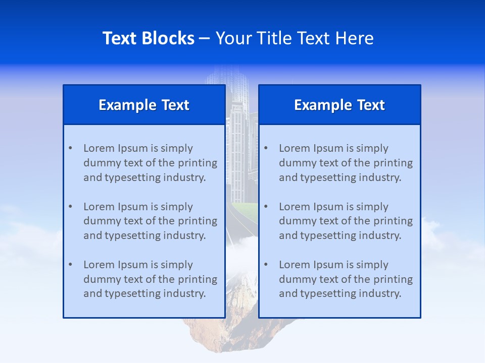 Window Glass Impressive PowerPoint Template