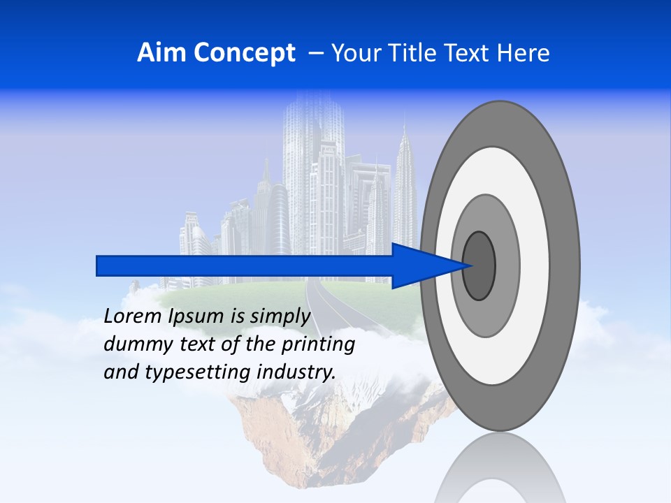 Window Glass Impressive PowerPoint Template