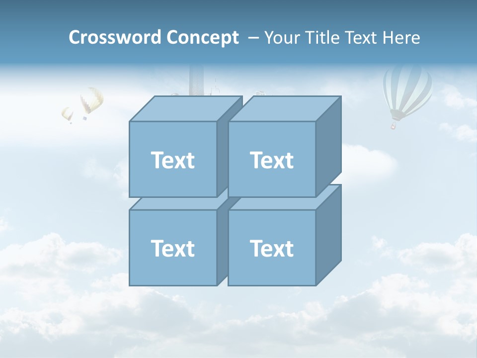 Skyscraper China Town PowerPoint Template