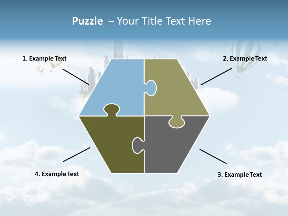 Skyscraper China Town PowerPoint Template