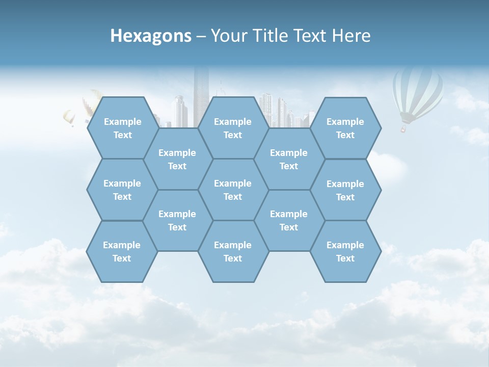 Skyscraper China Town PowerPoint Template