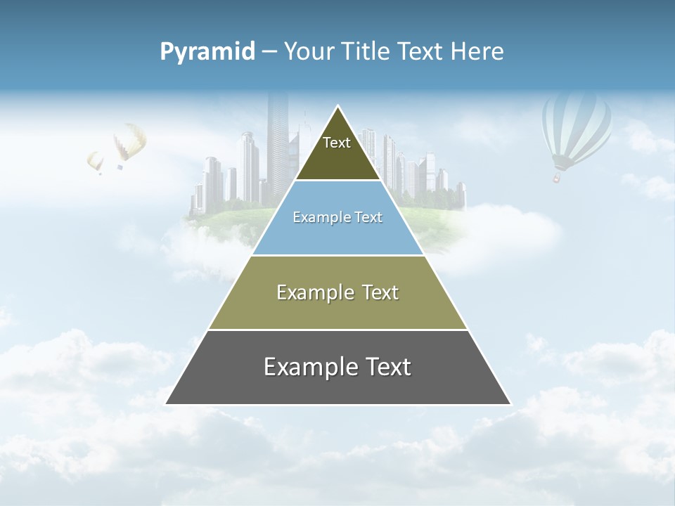 Skyscraper China Town PowerPoint Template