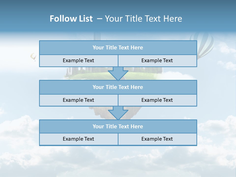Skyscraper China Town PowerPoint Template