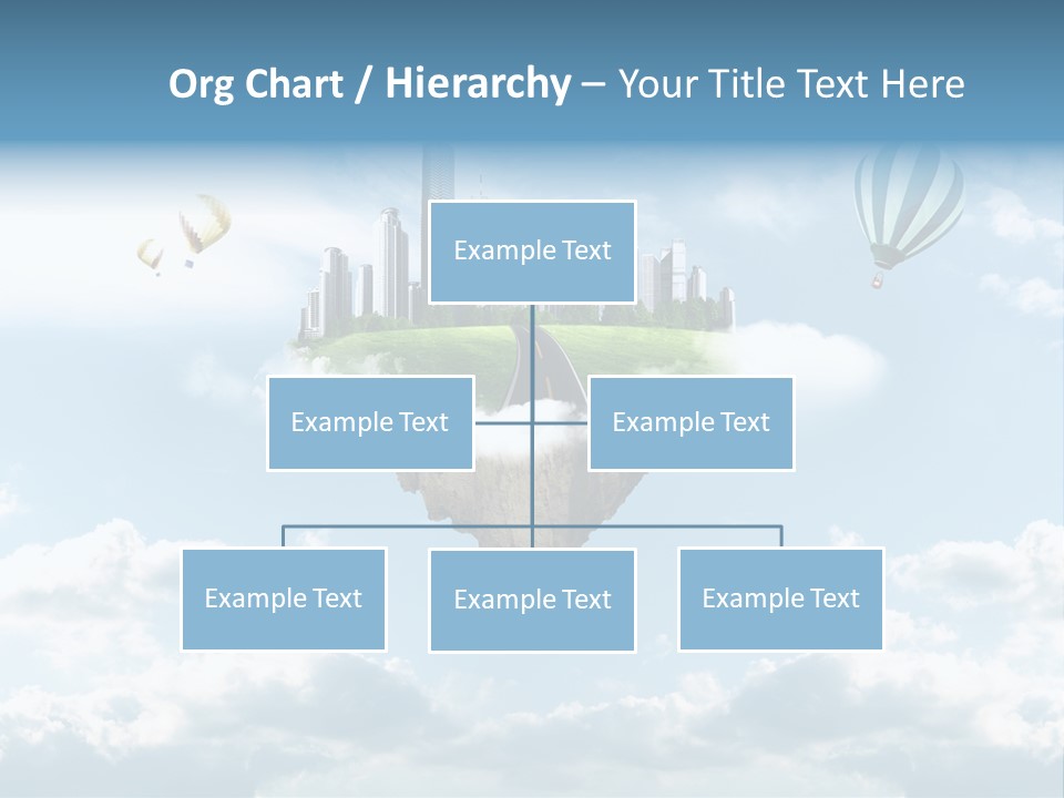 Skyscraper China Town PowerPoint Template