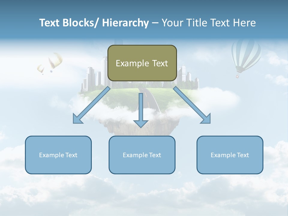 Skyscraper China Town PowerPoint Template