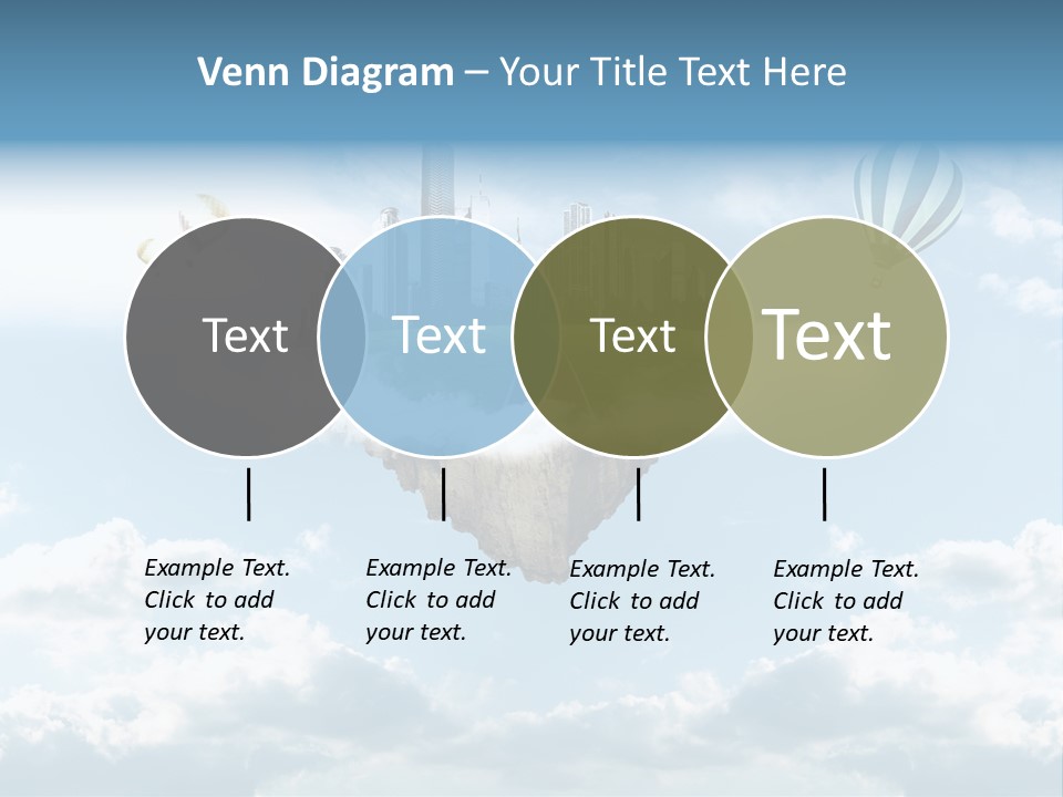 Skyscraper China Town PowerPoint Template