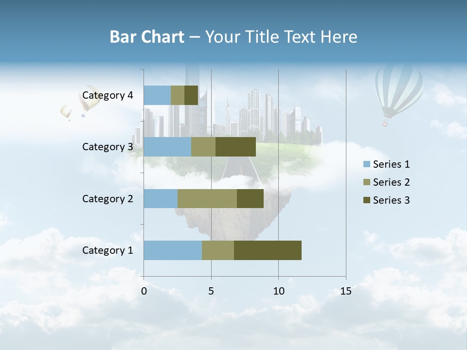 Skyscraper China Town PowerPoint Template