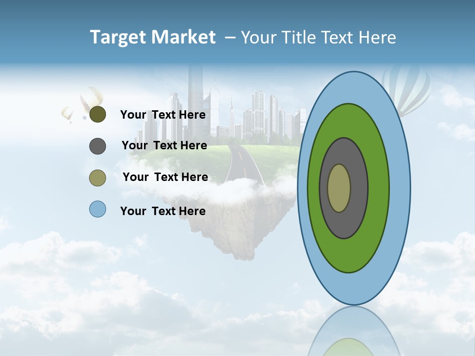 Skyscraper China Town PowerPoint Template