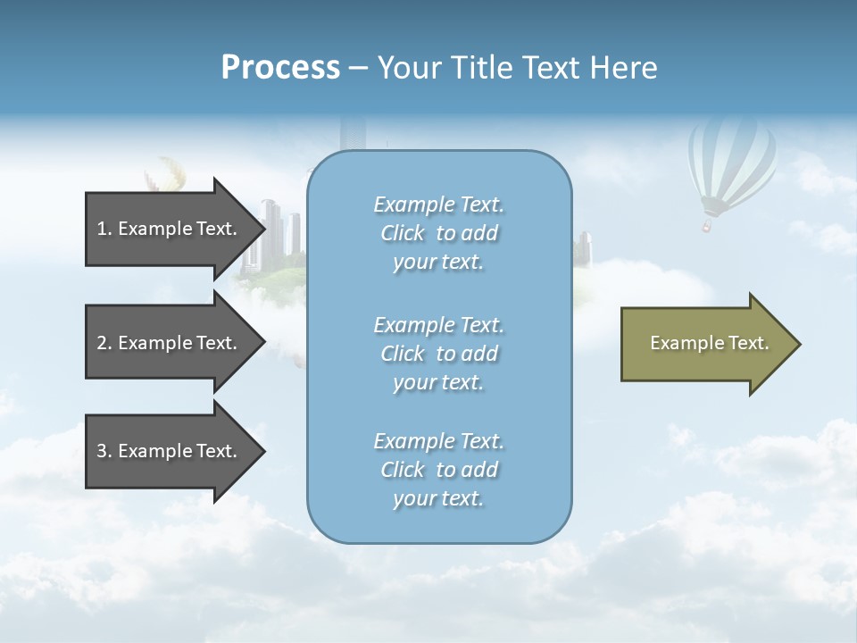 Skyscraper China Town PowerPoint Template