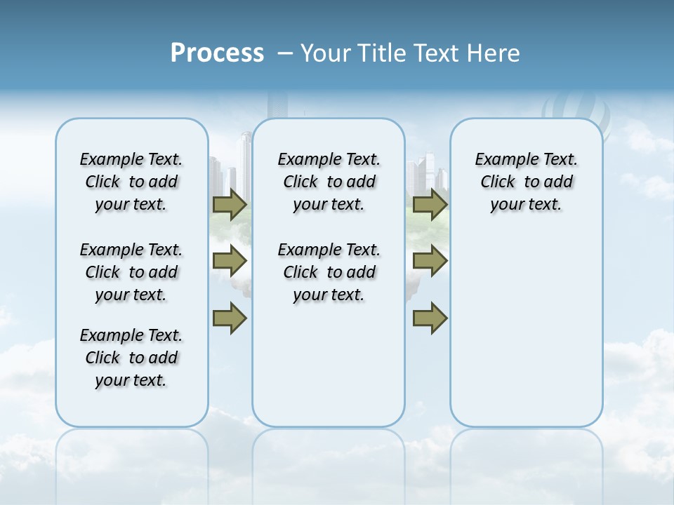 Skyscraper China Town PowerPoint Template